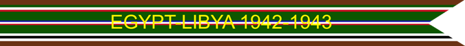 EQYPT-LIBYA 1942-1943 US AIR FORCE CAMPAIGN STREAMER